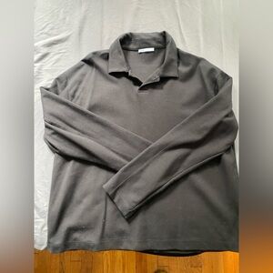 Zara Men's Black Polo Shirt